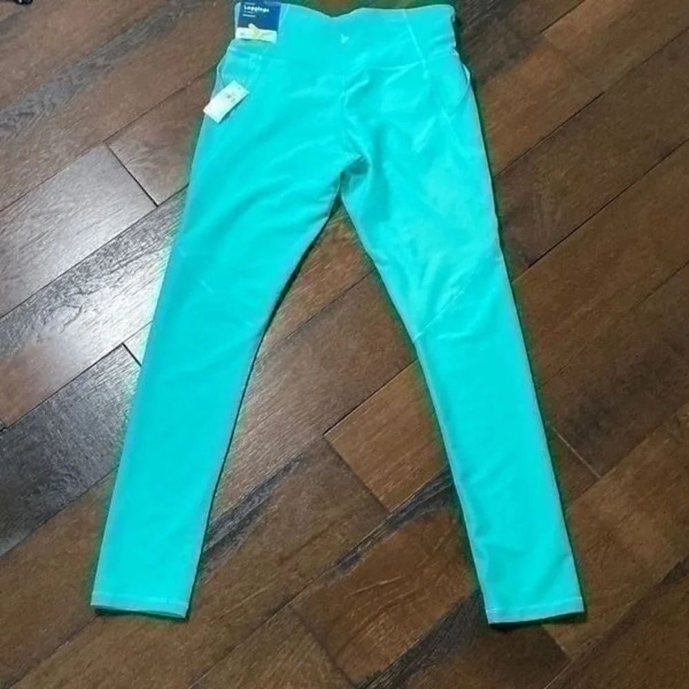 NWT girls XL turquoise leggings‎ old navy active kids